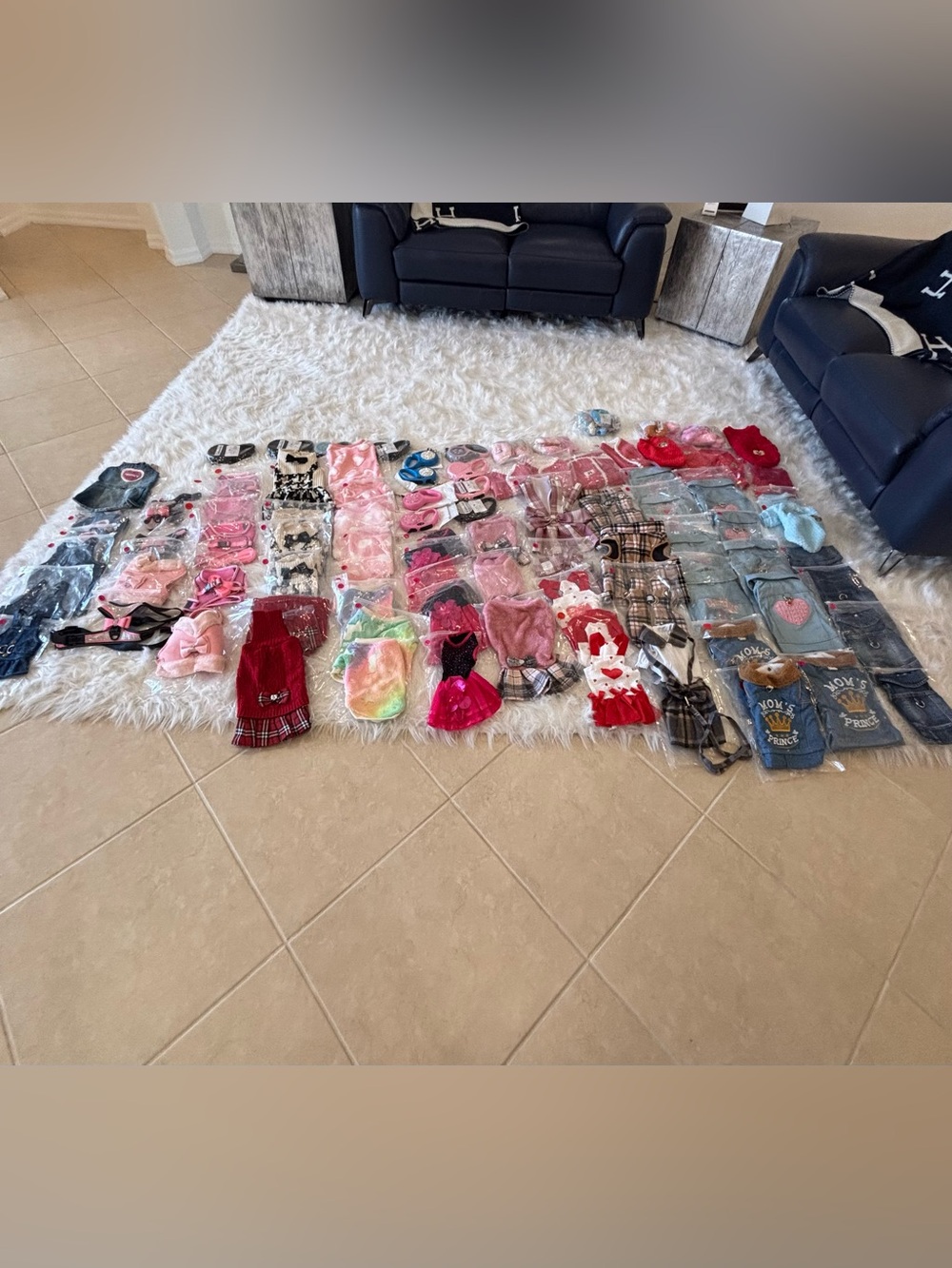 Assorted Small Pet Clothing Bundle - Make An Offer 89 Pieces.